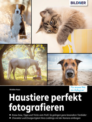 cover image of Haustiere perfekt fotografieren